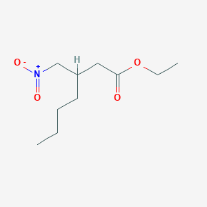 Ethyl 3-(nitromethyl)heptanoate