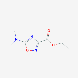 Ethyl 5-(dimethylamino)-1,2,4-oxadiazole-3-carboxylate