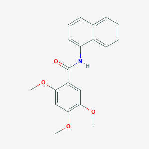2,4,5-trimethoxy-N-(1-naphthyl)benzamide