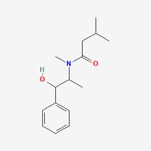 N-(2-hydroxy-1-methyl-2-phenylethyl)-N,3-dimethylbutanamide