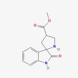 Methyl 2-oxo-1,2-dihydrospiro[indole-3,2'-pyrrolidine]-4'-carboxylate