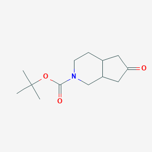 tert-butyl 6-oxooctahydro-2H-cyclopenta[c]pyridine-2-carboxylate