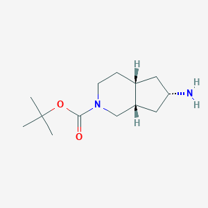 tert-Butyl (4aR,6S,7aS)-rel-6-amino-octahydro-1H-cyclopenta[c]pyridine-2-carboxylate