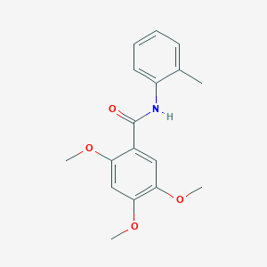 2,4,5-trimethoxy-N-(2-methylphenyl)benzamide