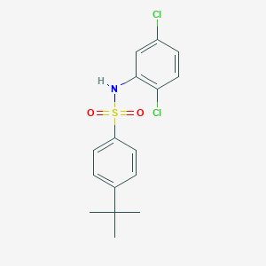molecular formula C16H17Cl2NO2S B309643 4-tert-butyl-N-(2,5-dichlorophenyl)benzenesulfonamide 