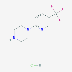 molecular formula C10H13ClF3N3 B3096451 1-(5-(三氟甲基)吡啶-2-基)哌嗪盐酸盐 CAS No. 128263-65-0