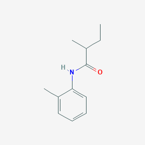 molecular formula C12H17NO B309646 2-methyl-N-(2-methylphenyl)butanamide 