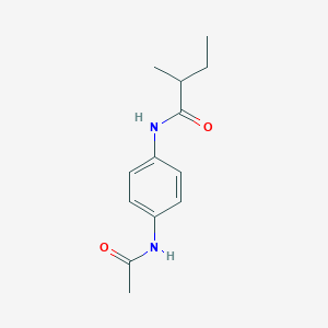N-(4-acetamidophenyl)-2-methylbutanamide