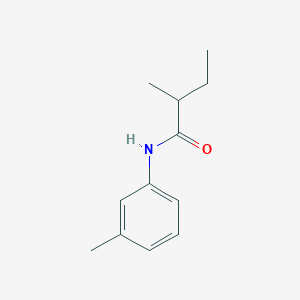 molecular formula C12H17NO B309652 2-methyl-N-(3-methylphenyl)butanamide 