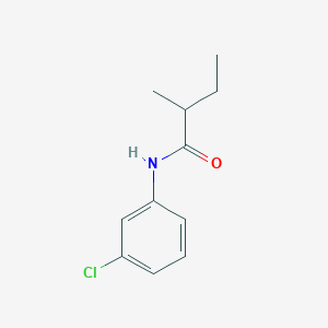 molecular formula C11H14ClNO B309653 N-(3-chlorophenyl)-2-methylbutanamide 