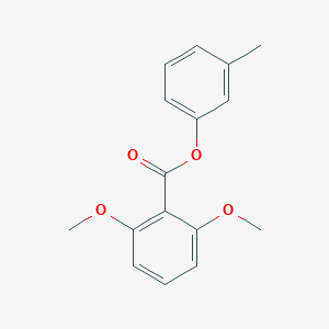 molecular formula C16H16O4 B309656 3-Methylphenyl 2,6-dimethoxybenzoate 