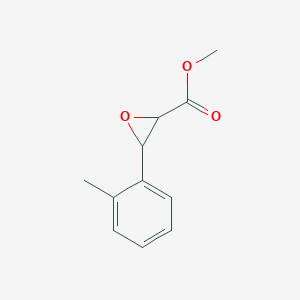 molecular formula C11H12O3 B3096631 3-(2-甲基苯基)环氧乙烷-2-羧酸甲酯 CAS No. 1287217-96-2