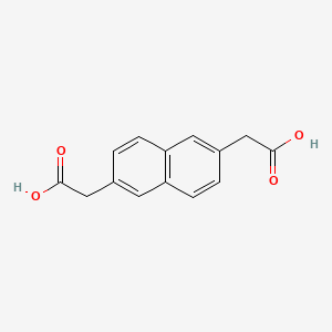 molecular formula C14H12O4 B3096699 2,6-Naphthalenediacetic acid CAS No. 128822-58-2