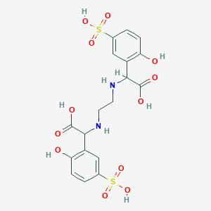 B030967 2,2'-(Ethane-1,2-diyldiimino)bis[(2-hydroxy-5-sulfophenyl)acetic acid] CAS No. 57368-07-7
