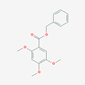 molecular formula C17H18O5 B309670 Benzyl 2,4,5-trimethoxybenzoate 