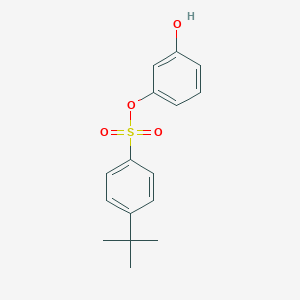 molecular formula C16H18O4S B309671 3-Hydroxyphenyl 4-tert-butylbenzenesulfonate 