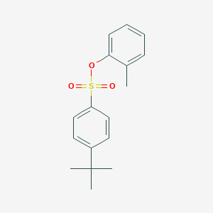 molecular formula C17H20O3S B309674 2-Methylphenyl 4-tert-butylbenzenesulfonate 