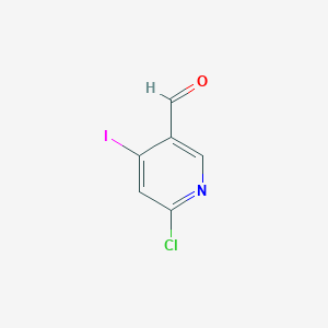 molecular formula C6H3ClINO B3096745 6-Chloro-4-iodonicotinaldehyde CAS No. 1289121-44-3