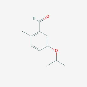 molecular formula C11H14O2 B3096748 5-异丙氧基-2-甲基苯甲醛 CAS No. 1289134-56-0