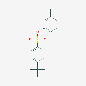 molecular formula C17H20O3S B309676 3-Methylphenyl 4-tert-butylbenzenesulfonate 