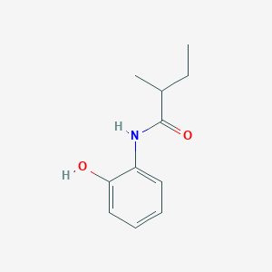 molecular formula C11H15NO2 B309682 N-(2-hydroxyphenyl)-2-methylbutanamide 