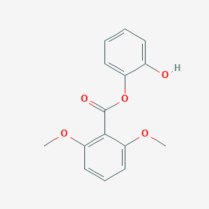 molecular formula C15H14O5 B309684 2-Hydroxyphenyl 2,6-dimethoxybenzoate 