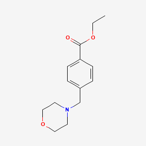 molecular formula C14H19NO3 B3096850 4-(吗啉-4-基甲基)苯甲酸乙酯 CAS No. 128982-39-8