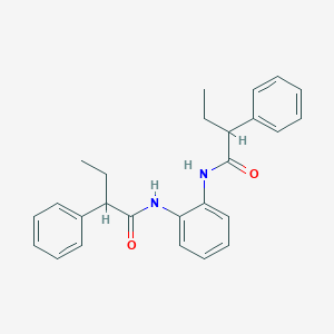 molecular formula C26H28N2O2 B309688 2-phenyl-N-{2-[(2-phenylbutanoyl)amino]phenyl}butanamide 