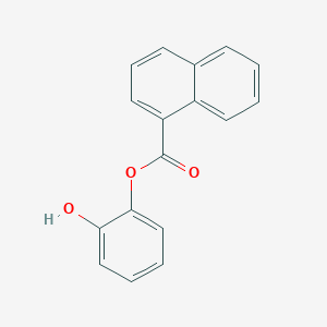 molecular formula C17H12O3 B309689 2-Hydroxyphenyl 1-naphthoate 