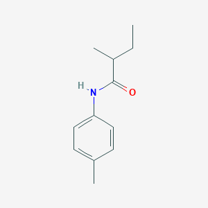 molecular formula C12H17NO B309690 2-methyl-N-(4-methylphenyl)butanamide 