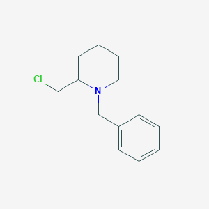 molecular formula C13H18ClN B3096939 1-Benzyl-2-(chloromethyl)piperidine CAS No. 129437-88-3