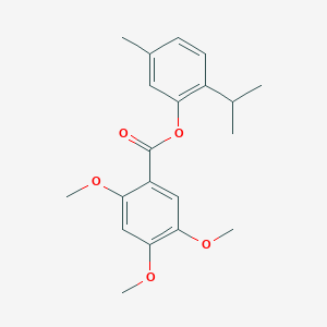 2-Isopropyl-5-methylphenyl 2,4,5-trimethoxybenzoate