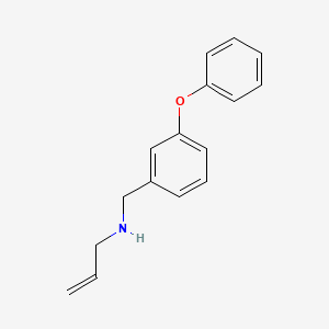 molecular formula C16H17NO B3096973 [(3-Phenoxyphenyl)methyl](prop-2-en-1-yl)amine CAS No. 129535-84-8