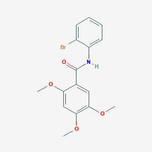 N-(2-bromophenyl)-2,4,5-trimethoxybenzamide