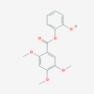 2-Hydroxyphenyl 2,4,5-trimethoxybenzoate