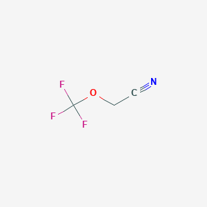 molecular formula C3H2F3NO B3097134 Trifluoromethoxy-acetonitrile CAS No. 1301739-28-5