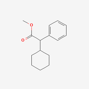 molecular formula C15H20O2 B3097155 Methyl 2-cyclohexyl-2-phenylacetate CAS No. 13027-73-1