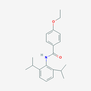 molecular formula C21H27NO2 B309716 N-(2,6-diisopropylphenyl)-4-ethoxybenzamide 