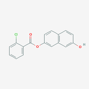molecular formula C17H11ClO3 B309719 7-Hydroxy-2-naphthyl 2-chlorobenzoate 