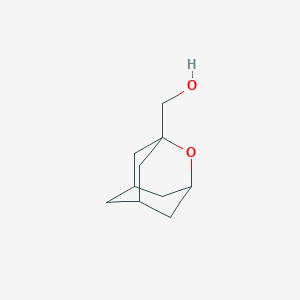 molecular formula C10H16O2 B3097192 2-Oxaadamantan-1-ylmethanol CAS No. 1303974-14-2