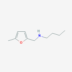 molecular formula C10H17NO B3097236 丁基[(5-甲基呋喃-2-基)甲基]胺 CAS No. 130539-97-8