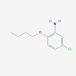 molecular formula C10H14ClNO B3097245 2-Butoxy-5-chloroaniline CAS No. 130573-10-3