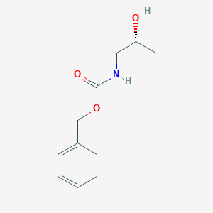 molecular formula C11H15NO3 B3097292 Benzyl N-[(2R)-2-hydroxypropyl]carbamate CAS No. 130793-70-3