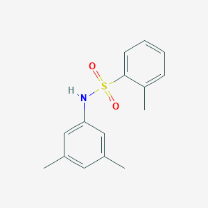 molecular formula C15H17NO2S B309731 N-(3,5-dimethylphenyl)-2-methylbenzenesulfonamide 