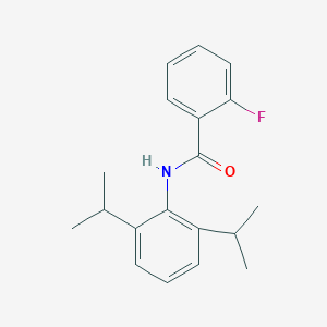 molecular formula C19H22FNO B309735 N-(2,6-diisopropylphenyl)-2-fluorobenzamide 