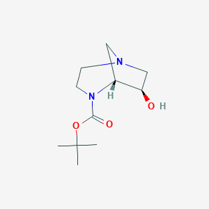 6-Hydroxy-1,4-diaza-bicyclo[3.2.1]octane-4-carboxylicacidtert-butylester