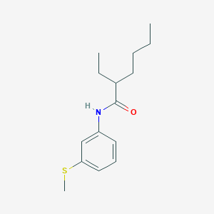molecular formula C15H23NOS B309744 2-ethyl-N-[3-(methylsulfanyl)phenyl]hexanamide 