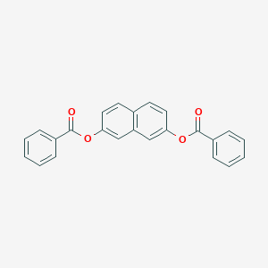 molecular formula C24H16O4 B309746 7-(Benzoyloxy)-2-naphthyl benzoate 