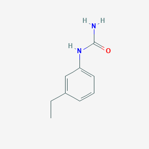 molecular formula C9H12N2O B3097469 1-(3-Ethylphenyl)urea CAS No. 13114-80-2