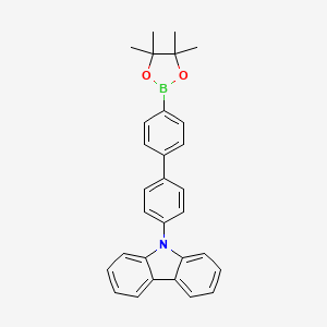 9-(4'-(4,4,5,5-tetramethyl-1,3,2-dioxaborolan-2-yl)-[1,1'-biphenyl]-4-yl)-9H-carbazole